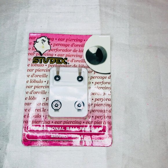 4mm Stainless Steel Ball Ear Piercing Studs Studex Jewelry - Picture 3 of 4